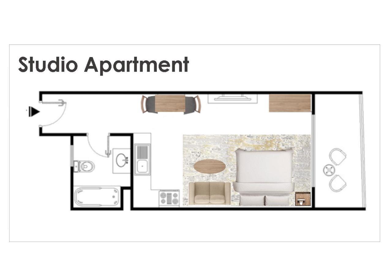 Panoramic Sea Views Studio Apartment - Marina Dubaï Extérieur photo